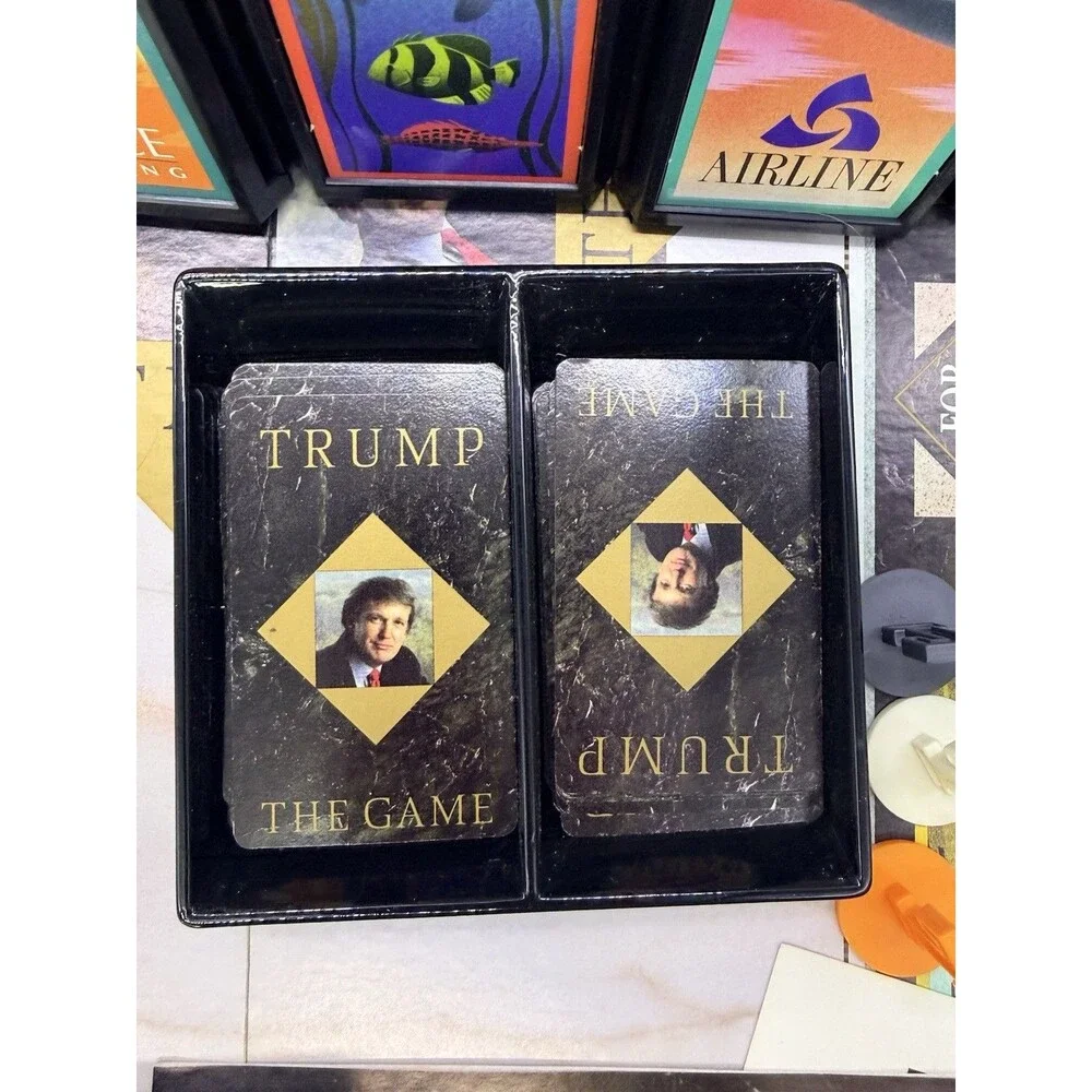 Vintage 1989 Milton Bradley TRUMP The Game Property Real Estate : Complete
